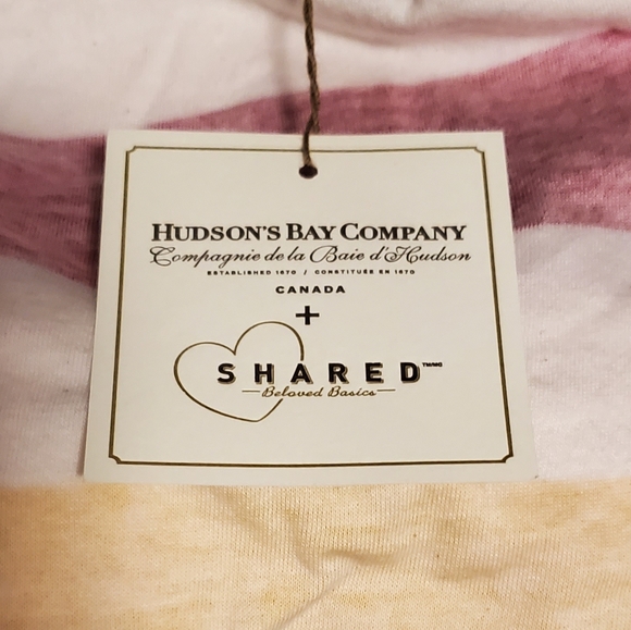 2/$35 π Vintage look HBC unisex Kid's tee in classic stripes - sz 5 - Picture 7 of 10